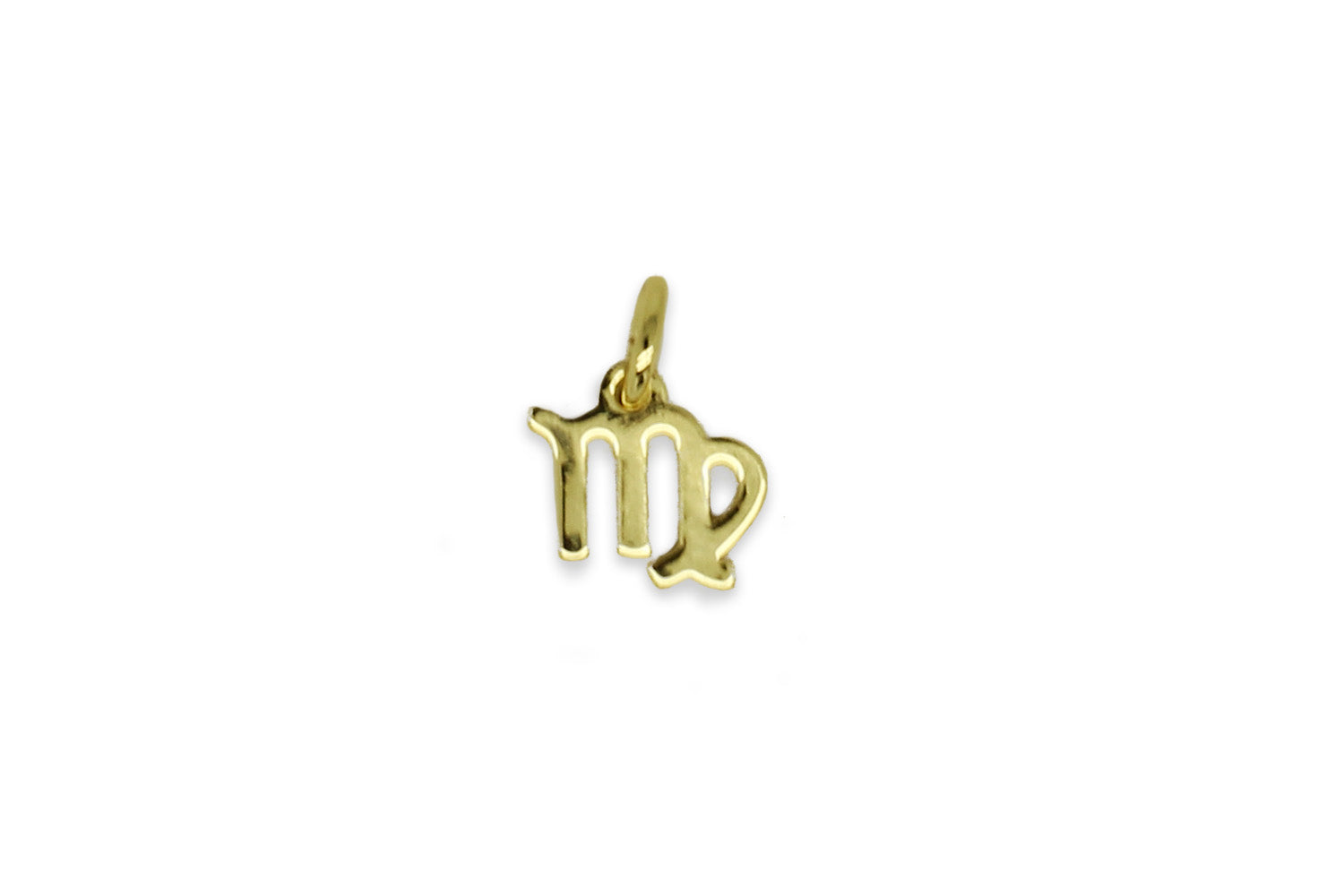 Virgo Zodiac Gold Necklace Charm - Boho Betty