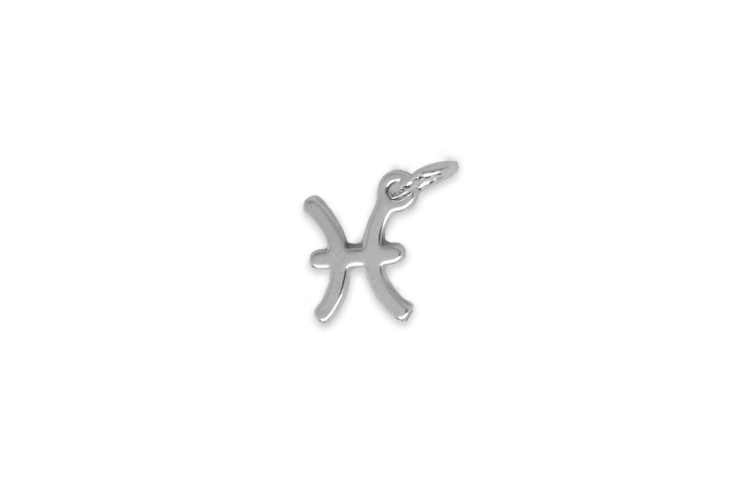 Pisces Zodiac Silver Necklace Charm - Boho Betty