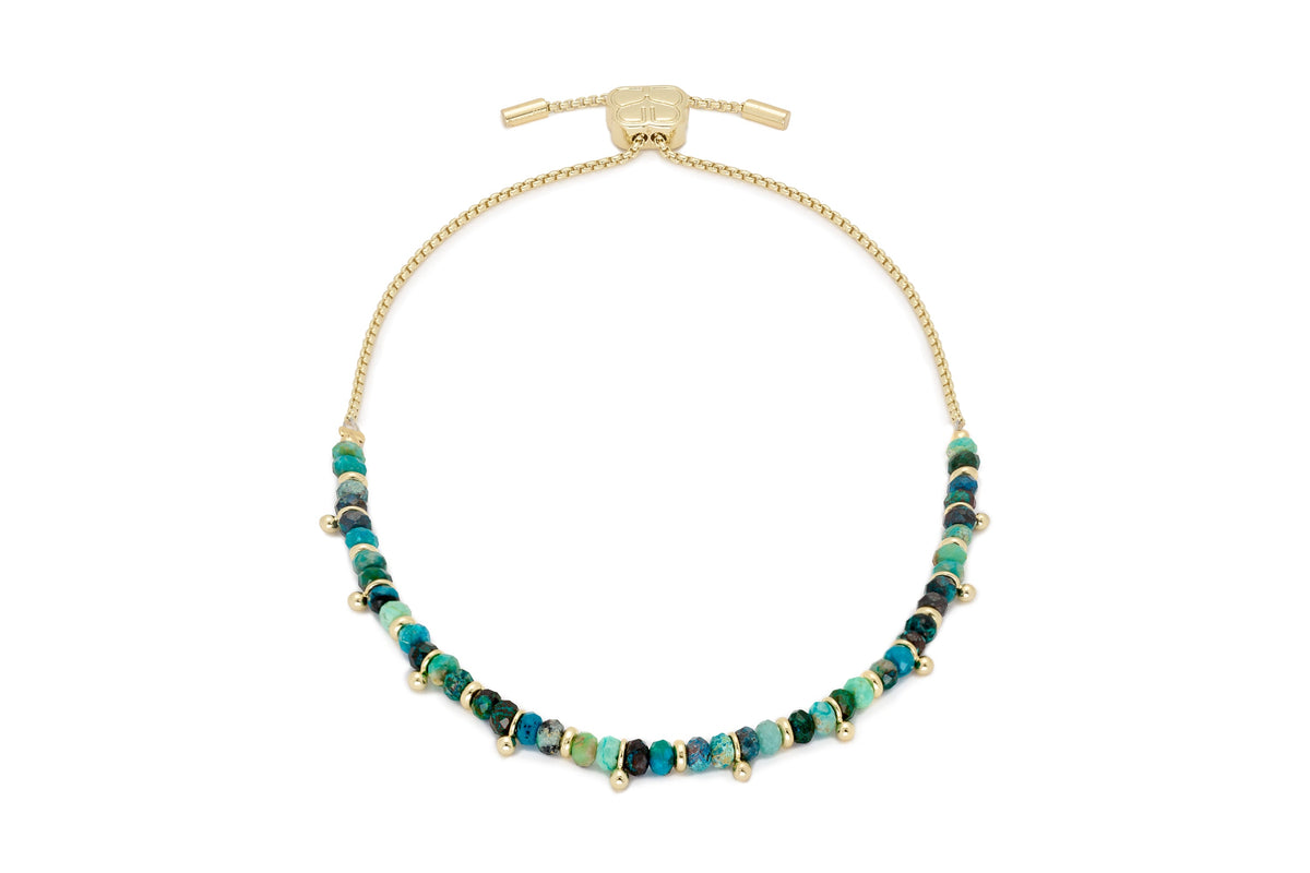 Harmony Azurite Gold Bracelet