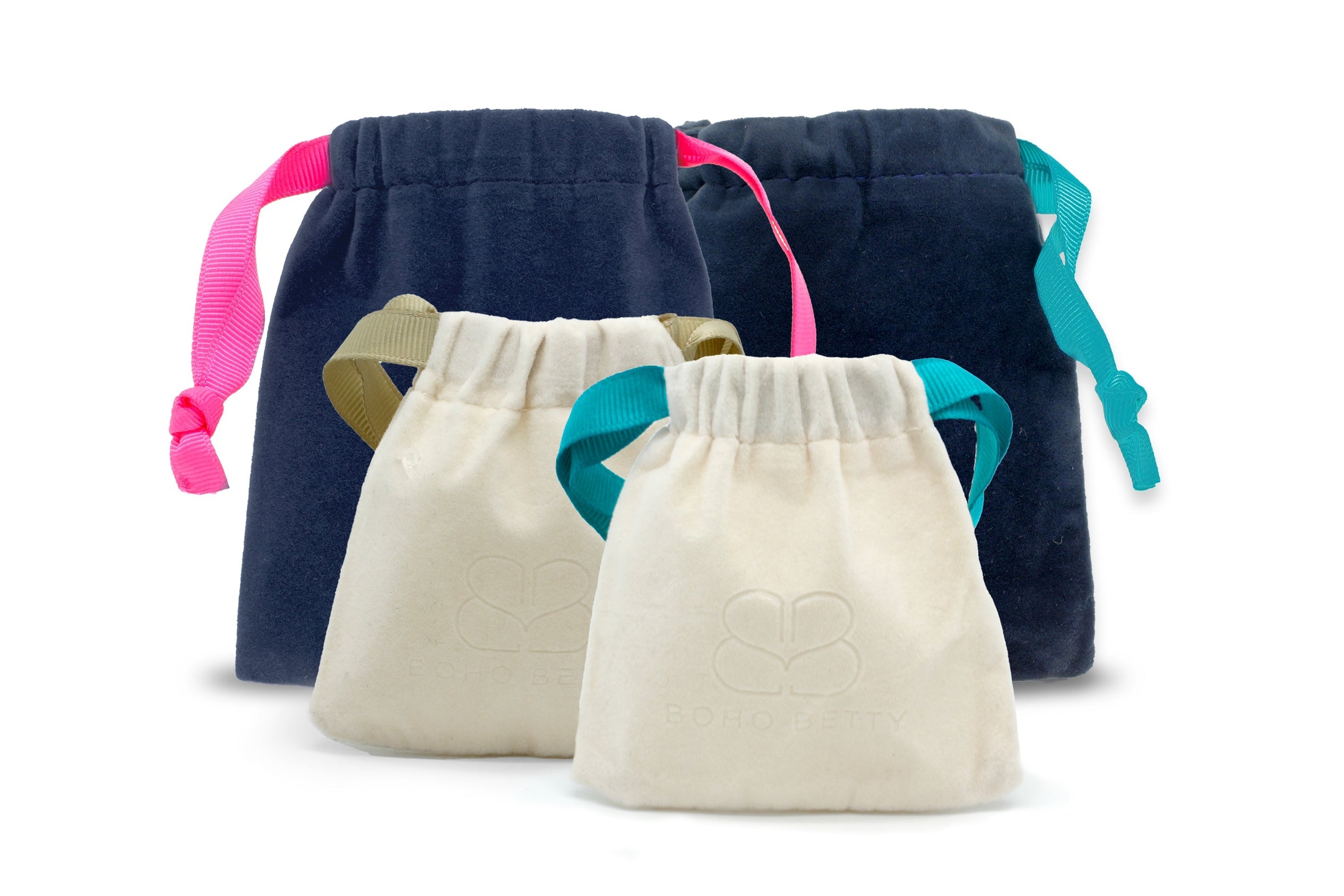 Reddy Aquamarine CZ Sterling Silver Hoop Huggies - Boho Betty