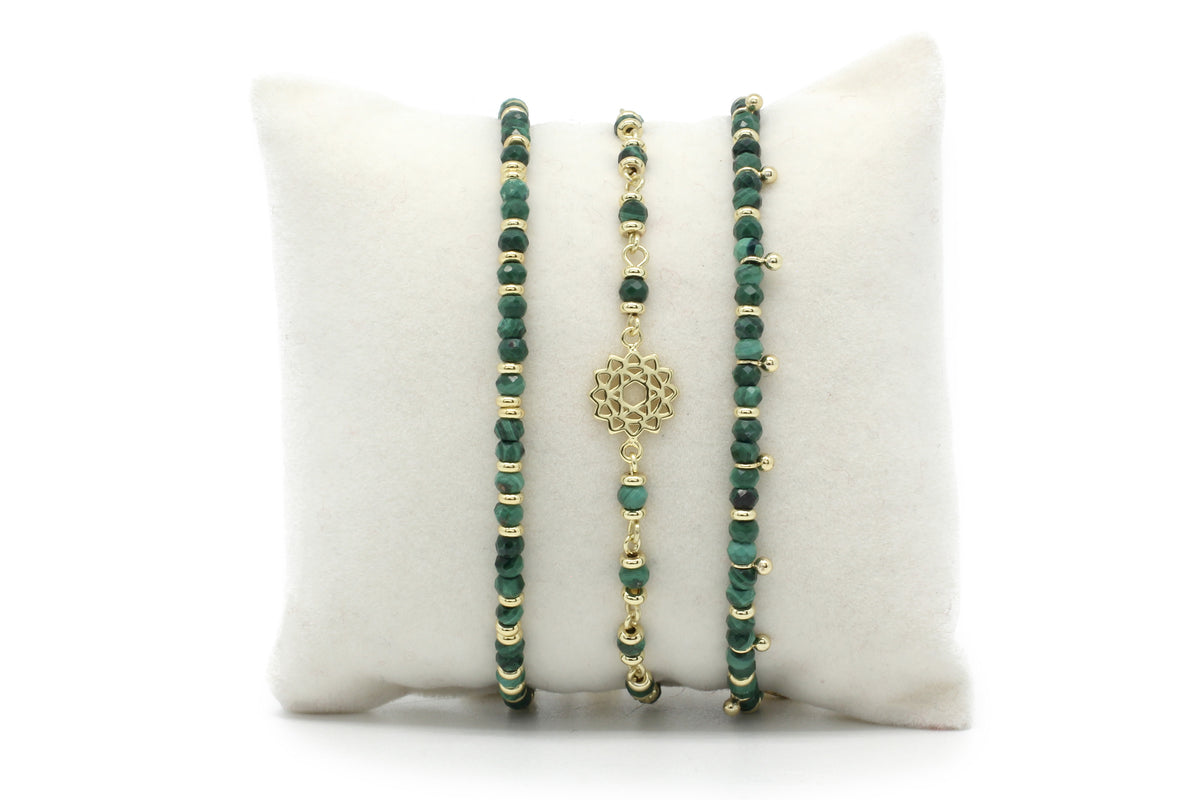 Heart Chakra Bracelet Stack