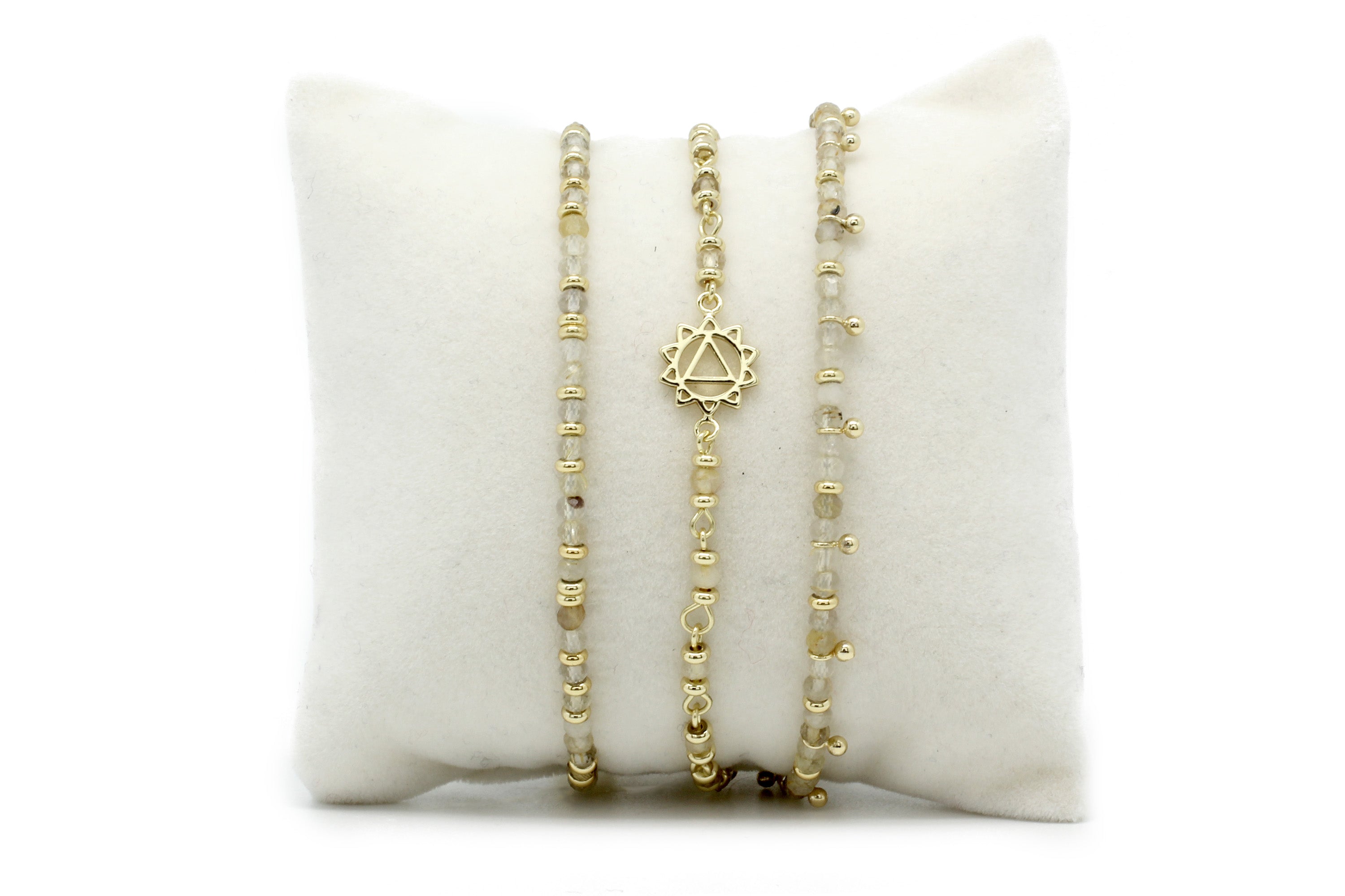 Solar Plexus Chakra Bracelet Stack - Boho Betty