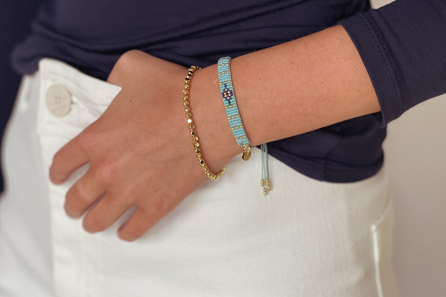 Melotte 2 Layer Bracelet Stack - Boho Betty