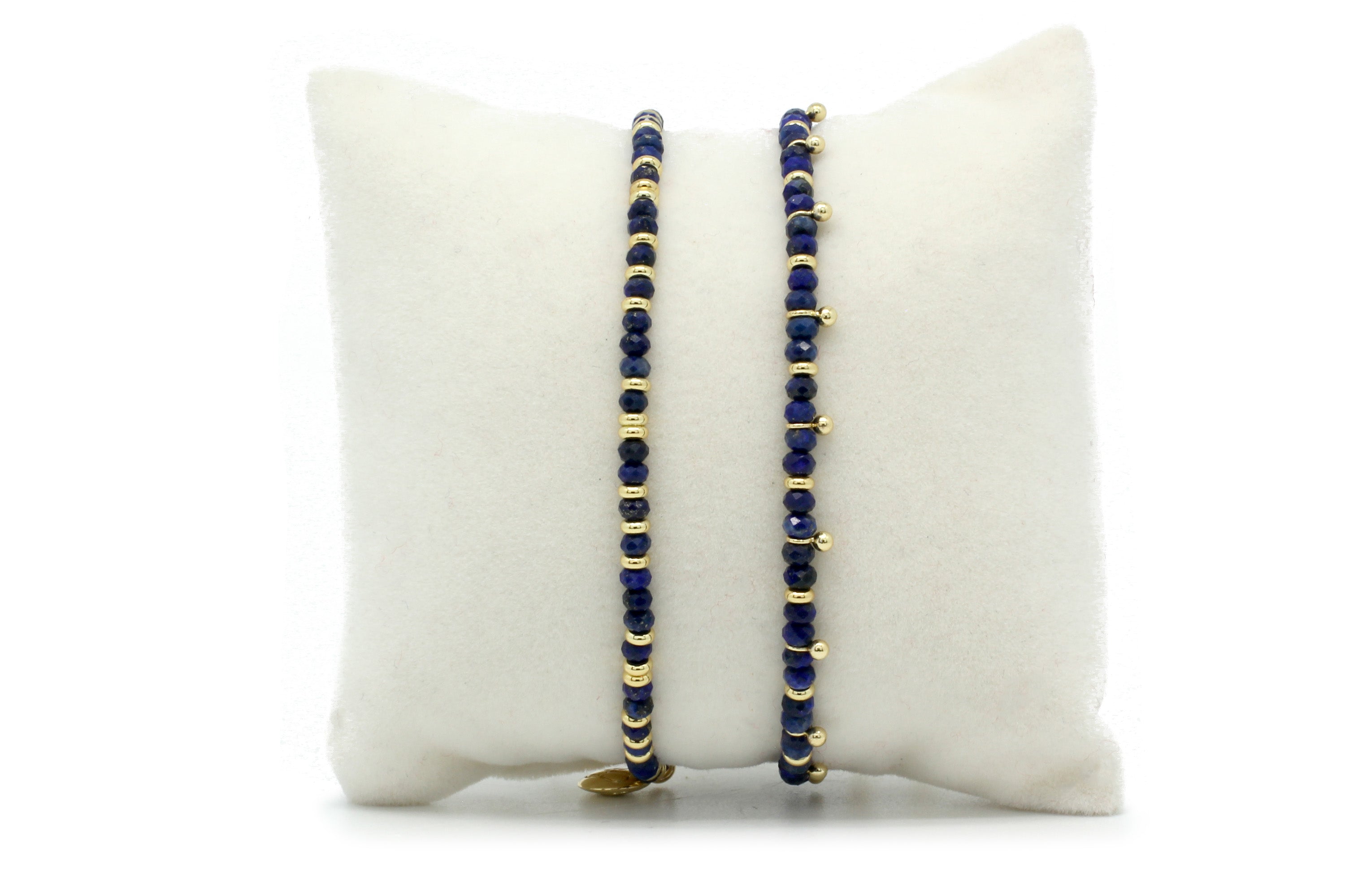 Serenity Lapis Lazuli Bracelet Stack - Boho Betty