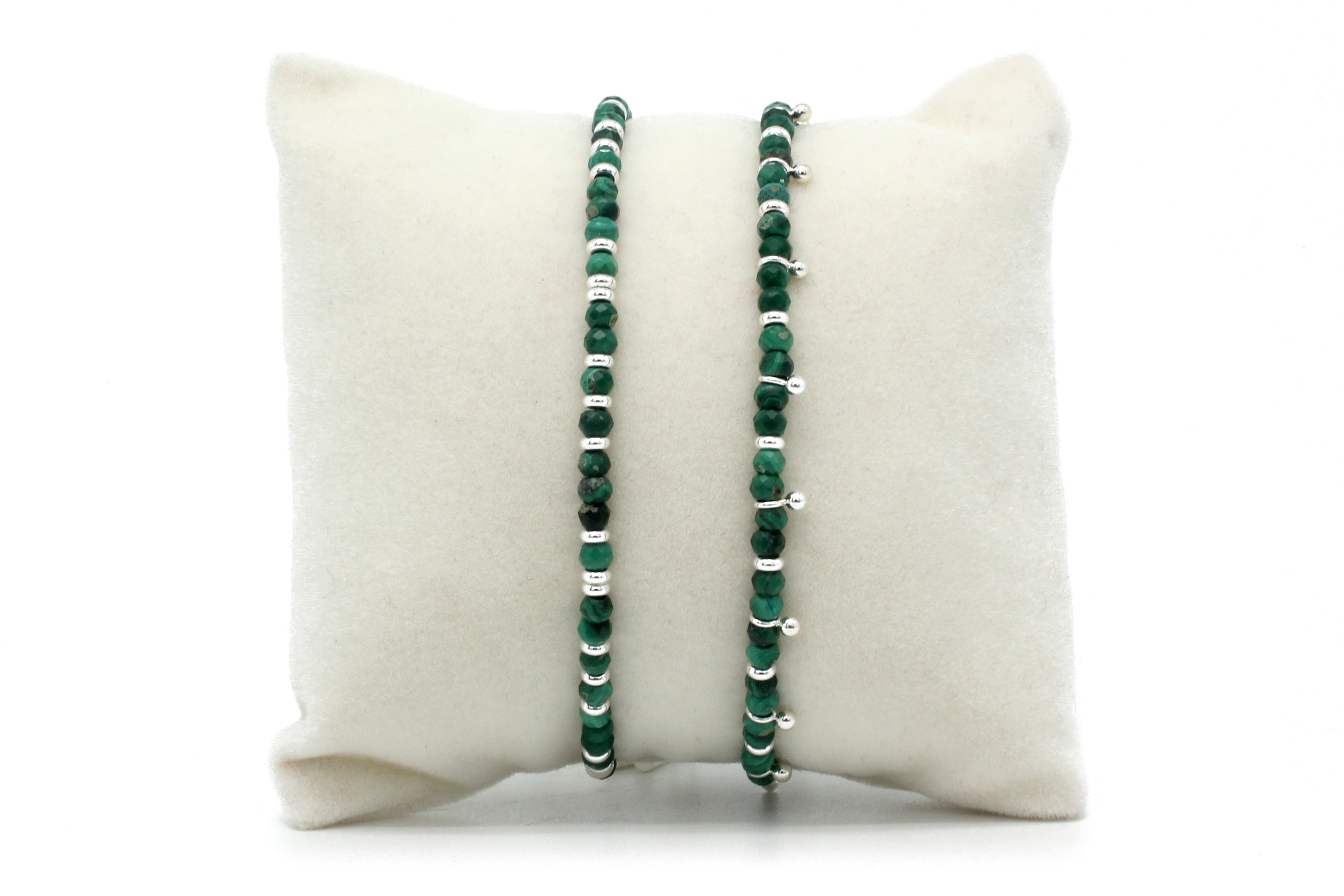 Serenity Malachite Bracelet Stack - Boho Betty