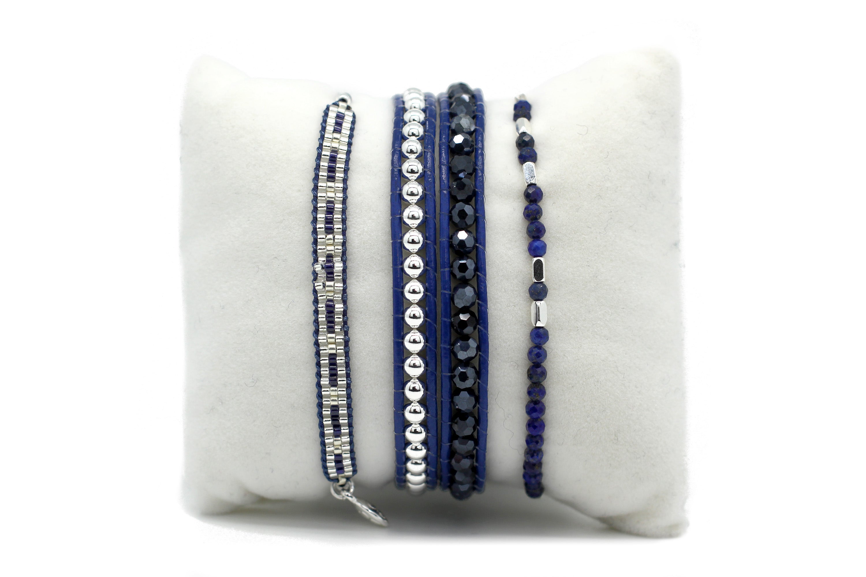 Marine 3 Layer Bracelet Stack - Boho Betty