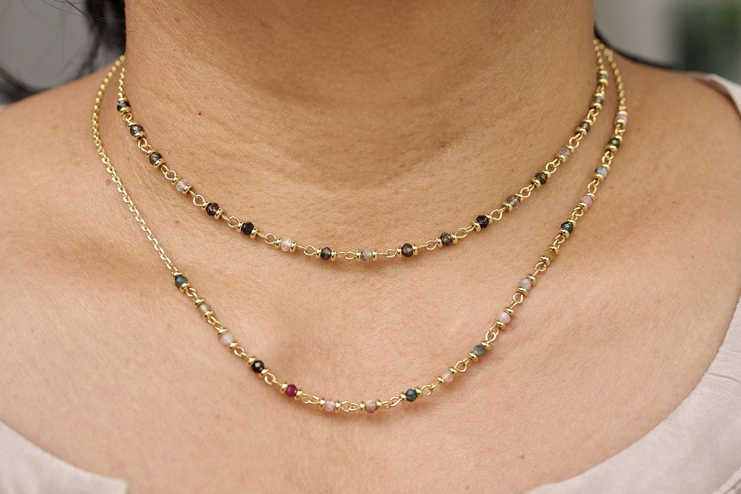 Necklaces with gemstones for women - L'Atelier d'Amaya