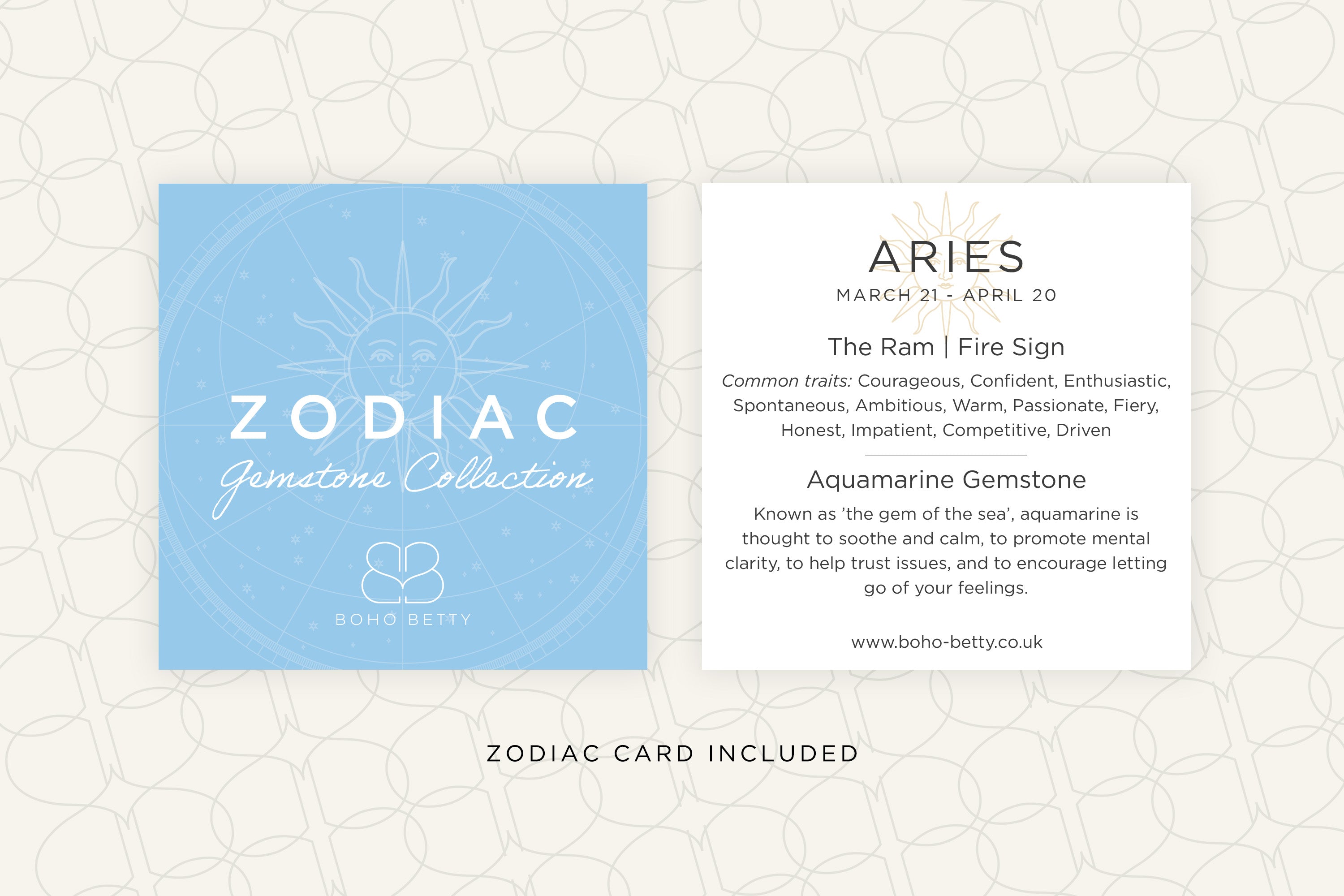 Zodiac Aries Bracelet Stack - Boho Betty